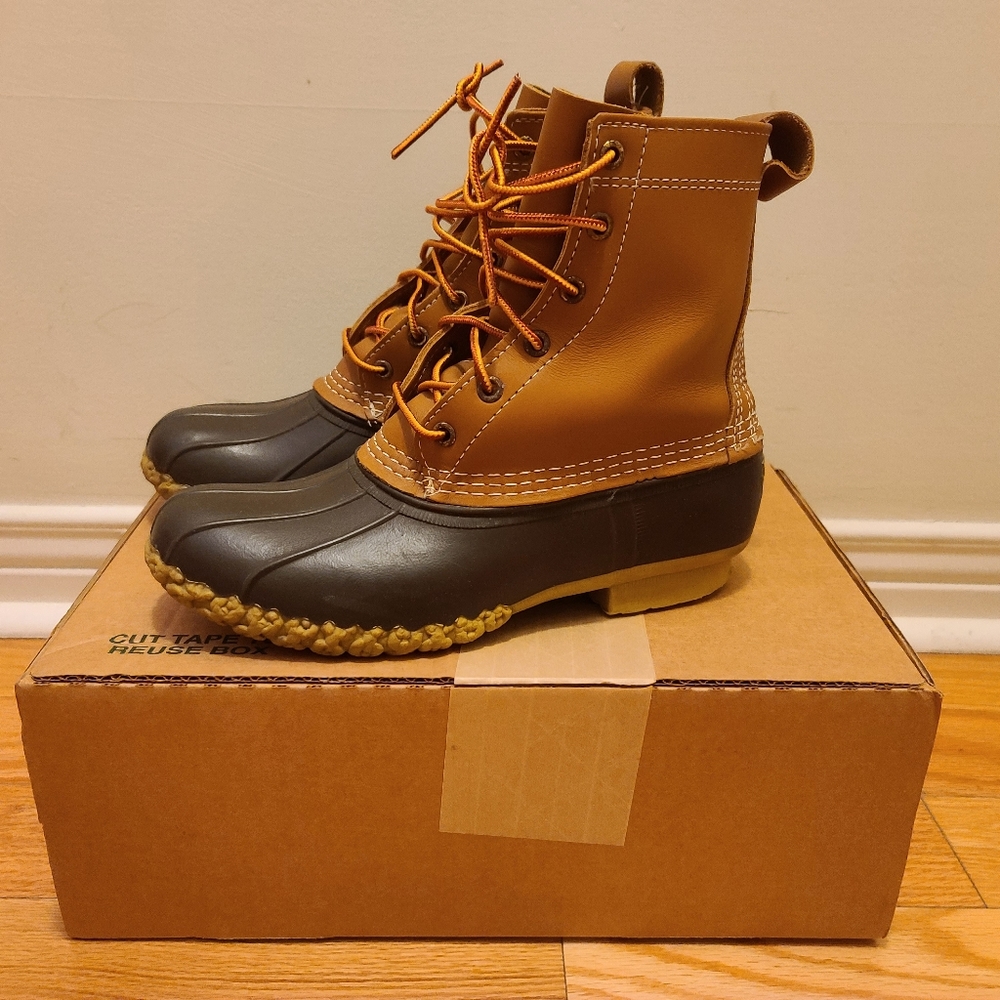 L.L. Bean Women's Tan/Brown Bean Boots 7 M(B)